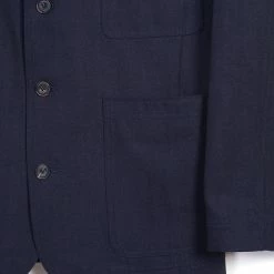 HANSEN GARMENTS LUKAS | Casual Blazer | Indigo -HANSEN SHOP lukas casual blazer indigo hansen garments 469636