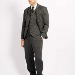 HANSEN GARMENTS MADS | Loose Fit Trousers | Dark Navy -HANSEN SHOP mads loose fit trousers dark navy 250 173523