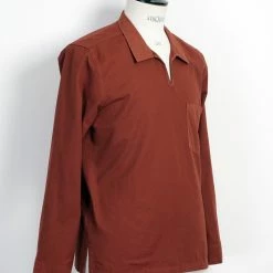 HANSEN GARMENTS MARIUS | Casual Pull On Shirt | Terracotta 8 HANSEN GARMENTS MARIUS | Casual Pull On Shirt | Terracotta -HANSEN SHOP marius casual pull on shirt terracotta hansen garments 395272