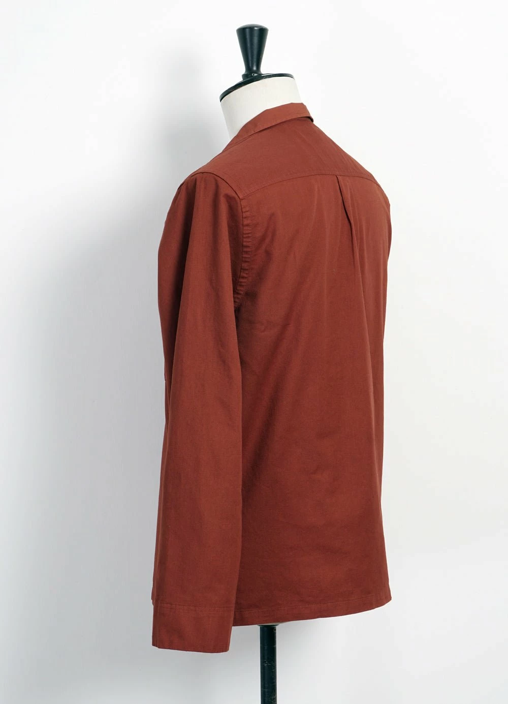 HANSEN GARMENTS MARIUS | Casual Pull On Shirt | Terracotta 6 HANSEN GARMENTS MARIUS | Casual Pull On Shirt | Terracotta - Image 4
