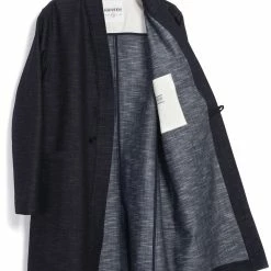 HANSEN GARMENTS MIKAEL | Denim Like Scarecrow’s Coat | True Blue -HANSEN SHOP mikael denim like scarecrows coat true blue hansen garments 773786