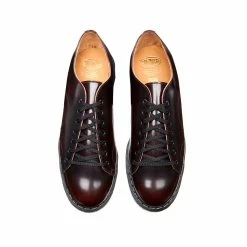 Solovair MONKEY SHOE | 7 Eye | Burgundy Rub-Off -HANSEN SHOP monkey shoe 7 eye burgundy rub off solovair 514125
