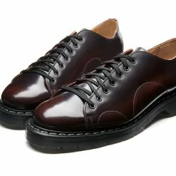 Solovair MONKEY SHOE | 7 Eye | Burgundy Rub-Off -HANSEN SHOP monkey shoe 7 eye burgundy rub off solovair 715838