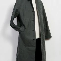 HANSEN GARMENTS MORTEN | Long Windbreaker Coat | Dark Sage 13 HANSEN GARMENTS MORTEN | Long Windbreaker Coat | Dark Sage -HANSEN SHOP morten long windbreaker coat dark sage hansen garments 526190