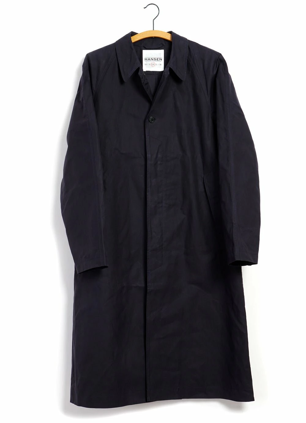 HANSEN GARMENTS MORTEN | Long Windbreaker Coat | Deep Sea 3 HANSEN GARMENTS MORTEN | Long Windbreaker Coat | Deep Sea