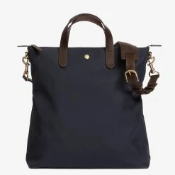 MISMO M/S SHOPPER | Navy/Dark Brown