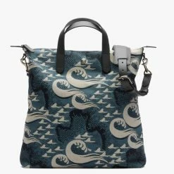 MISMO M/S SHOPPER | Ocean Jacquard/Black 7 MISMO M/S SHOPPER | Ocean Jacquard/Black -HANSEN SHOP ms shopper ocean jacquardblack mismo 669826