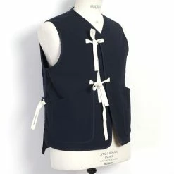 MOUNTAIN RESEARCH MT REVERSIBLE VEST | Navy -HANSEN SHOP mt reversible vest navy mountain research 406144