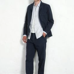 HANSEN GARMENTS NICOLAI | Informal 4-button Blazer | Black Navy 11 HANSEN GARMENTS NICOLAI | Informal 4-button Blazer | Black Navy -HANSEN SHOP nicolai informal 4 button blazer black navy hansen garments 341161