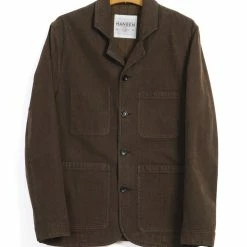 HANSEN GARMENTS NICOLAI | Informal 4-button Blazer | Nut