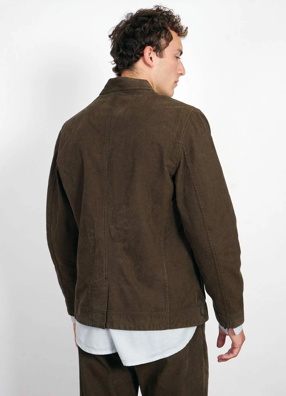 HANSEN GARMENTS NICOLAI | Informal 4-button Blazer | Nut 5 HANSEN GARMENTS NICOLAI | Informal 4-button Blazer | Nut - Image 3