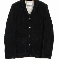 HANSEN SHOP 17 HANSEN GARMENTS NICOLAI | Informal Four Button Blazer | Black
