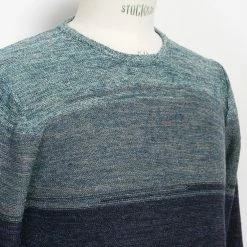 INIS MEÁIN OMBRÉ TUNIC | Linen Landscape Tunic | Sea/Sky -HANSEN SHOP ombre tunic linen landscape tunic seasky inis meain 872719