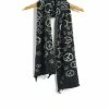 KAPITAL PEACE | Compressed Wool Scarf | Black -HANSEN SHOP peace compressed wool scarf black kapital 547418