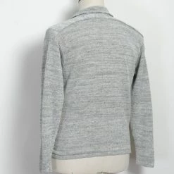 INIS MEÁIN POLO SHIRT | Linen Long-Sleeved Polo Knit | Papyrus -HANSEN SHOP polo shirt linen long sleeved polo knit papyrus inis meain 696603