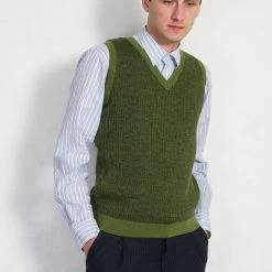 HANSEN GARMENTS RAYMOND | Relaxed Classic Shirt | Big Blue Stripes -HANSEN SHOP raymond relaxed classic shirt big blue stripes hansen garments 287829