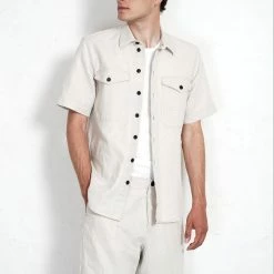 HANSEN GARMENTS ROBIN | Super Wide Pleated Shorts | Flax Nature -HANSEN SHOP robin super wide pleated shorts flax nature hansen garments 287275