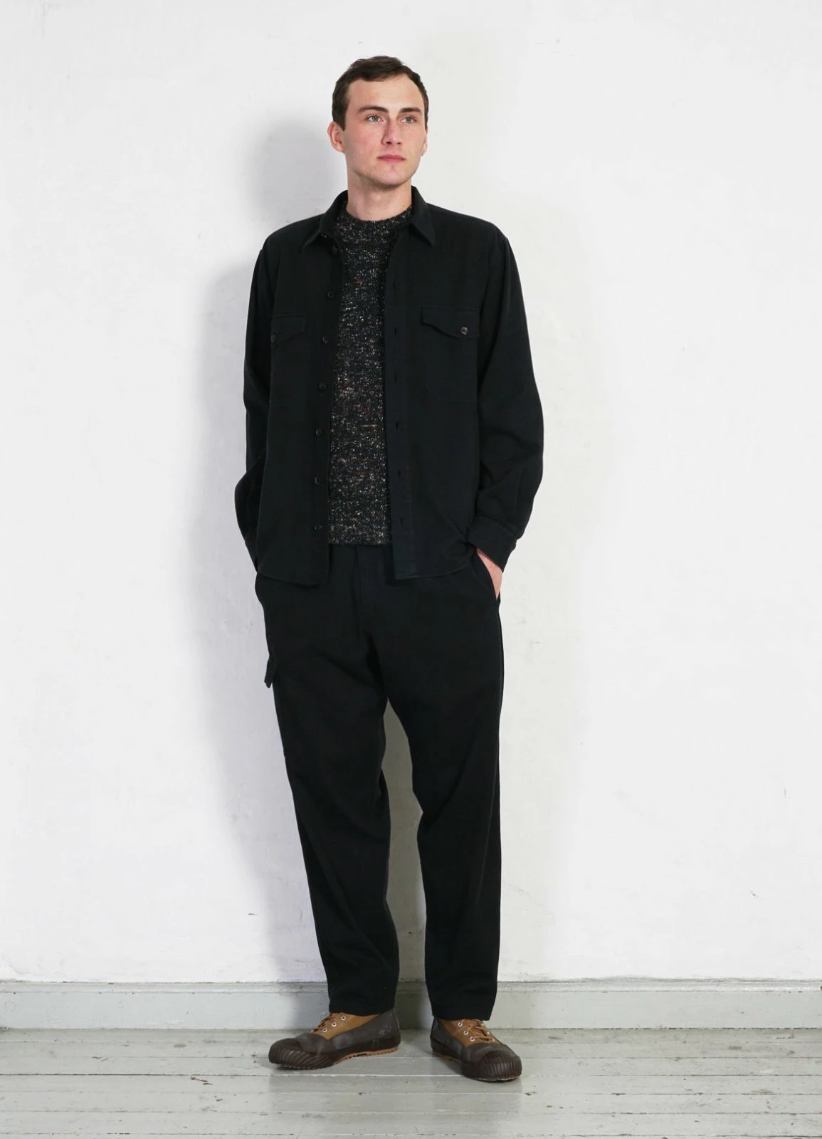 HANSEN GARMENTS RUBEN | Casual Over Shirt | Black 4 HANSEN GARMENTS RUBEN | Casual Over Shirt | Black - Image 2