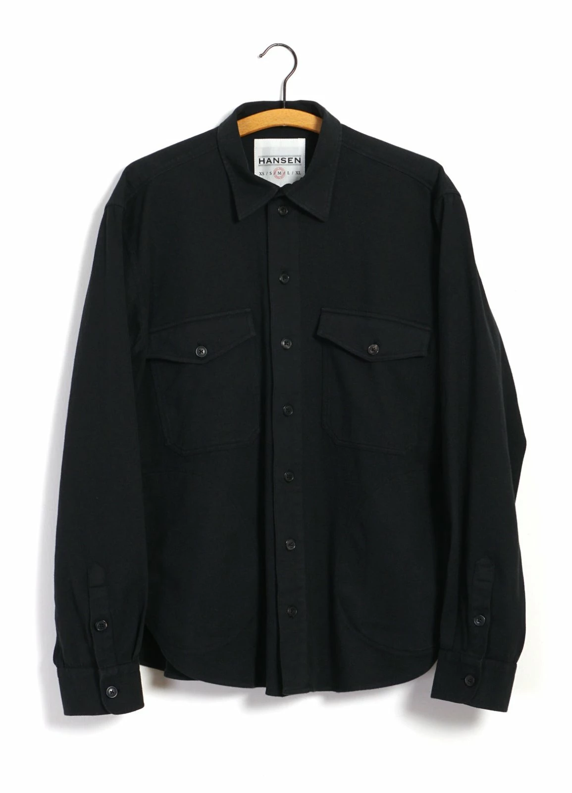 HANSEN GARMENTS RUBEN | Casual Over Shirt | Black 3 HANSEN GARMENTS RUBEN | Casual Over Shirt | Black