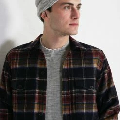 HANSEN GARMENTS RUBEN | Casual Over Shirt | Multi Colour Check -HANSEN SHOP ruben casual over shirt multi colour check hansen garments 615894