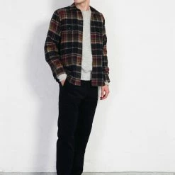 HANSEN GARMENTS RUBEN | Casual Over Shirt | Multi Colour Check -HANSEN SHOP ruben casual over shirt multi colour check hansen garments 832641