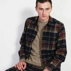 HANSEN GARMENTS RUBEN | Casual Over Shirt | Multi Colour Check -HANSEN SHOP ruben casual over shirt multi colour check hansen garments 890007