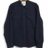 HANSEN GARMENTS RUBEN | Casual Over Shirt | Navy -HANSEN SHOP ruben casual over shirt navy hansen garments 664280