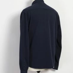 HANSEN GARMENTS RUBEN | Casual Over Shirt | Navy -HANSEN SHOP ruben casual over shirt navy hansen garments 921658