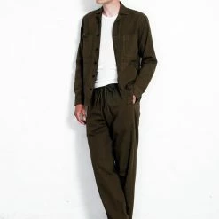 HANSEN GARMENTS SAM | Casual Over Shirt | Plant -HANSEN SHOP sam casual over shirt plant hansen garments 801688