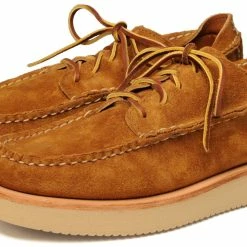 YUKETEN SEMI HANDSEWN MAINE GUIDE OX DB | Moccasin Shoe | FO G Brown