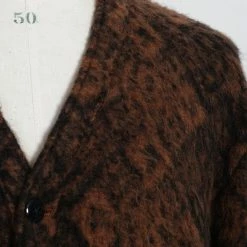 Monitaly SHAGGY V CARDIGAN | Japanese Shaggy Wool Cardigan | Talisman -HANSEN SHOP shaggy v cardigan japanese shaggy wool cardigan talisman monitaly 715317