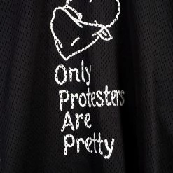 MOUNTAIN RESEARCH SLOGAN JERSEY | Long Sleeve Mesh Crew T | Black -HANSEN SHOP slogan jersey long sleeve mesh crew t black 240 235312