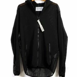 MOUNTAIN RESEARCH SLOGAN PARKA | Mesh Zip Hoodie | Black