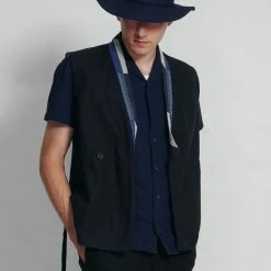 HANSEN GARMENTS JONNY | Short Sleeve Shirt | Indigo 11 HANSEN GARMENTS JONNY | Short Sleeve Shirt | Indigo -HANSEN SHOP ss23 hauk indigo jonny indigo jim black 3