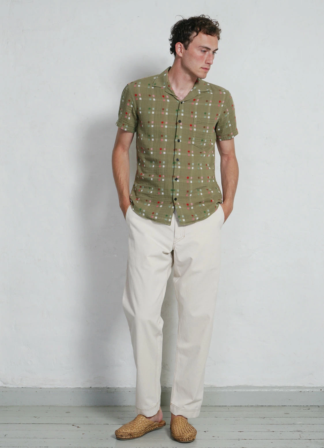 HANSEN GARMENTS JONNY | Short Sleeve Shirt | Nevada Green 5 HANSEN GARMENTS JONNY | Short Sleeve Shirt | Nevada Green - Image 3