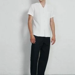 HANSEN GARMENTS JONNY | Short Sleeve Shirt | Waffle White 15 HANSEN GARMENTS JONNY | Short Sleeve Shirt | Waffle White -HANSEN SHOP ss23 jonny white waffle 2