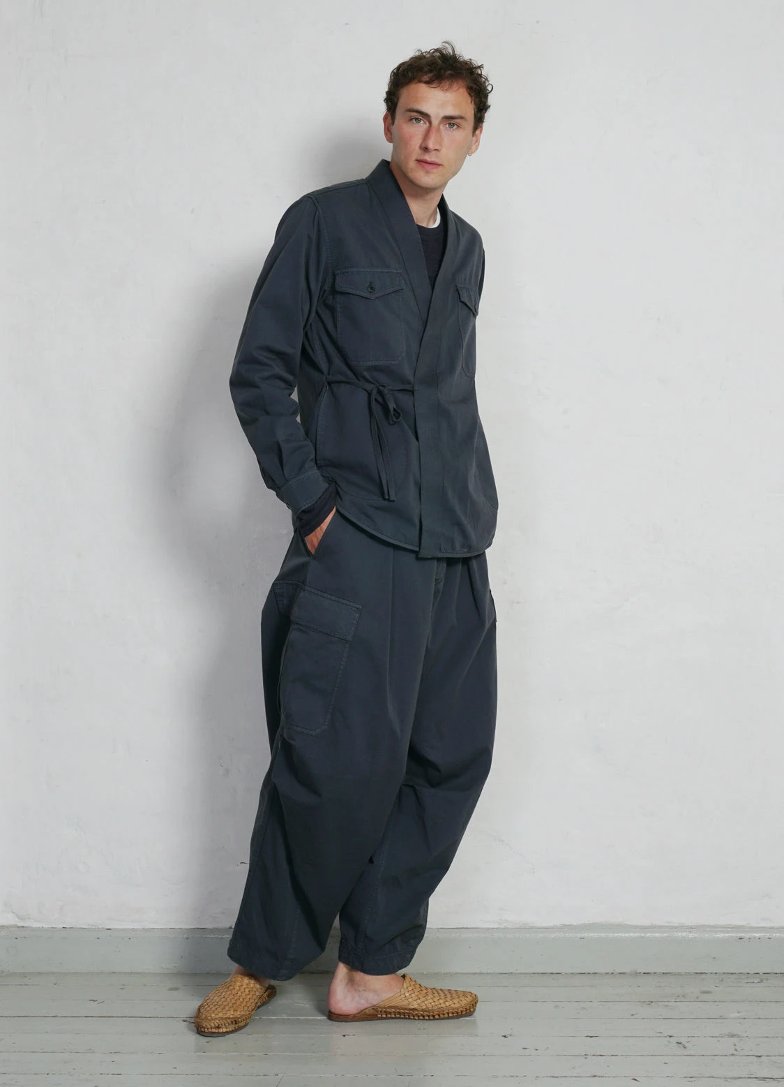HANSEN GARMENTS BENNY | Super Wide Ballon Trousers | Blue Grey 7 HANSEN GARMENTS BENNY | Super Wide Ballon Trousers | Blue Grey - Image 5