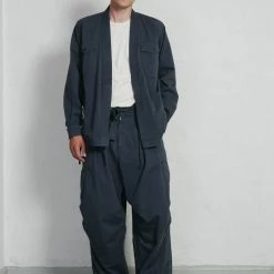 HANSEN GARMENTS REMY | East & West Shirt Jacket | Blue Grey 12 HANSEN GARMENTS REMY | East & West Shirt Jacket | Blue Grey -HANSEN SHOP ss23 remy billy blue grey 1