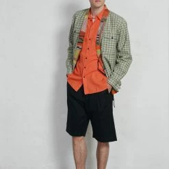 HANSEN GARMENTS REMY | East & West Shirt Jacket | Sashiko Green+ 17 HANSEN GARMENTS REMY | East & West Shirt Jacket | Sashiko Green+ -HANSEN SHOP ss23 remy swazi henning spark robin black 5