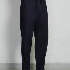 HANSEN GARMENTS JIM | Casual Drawstring Trousers | Blue -HANSEN SHOP ss23 trousers jim blue 1