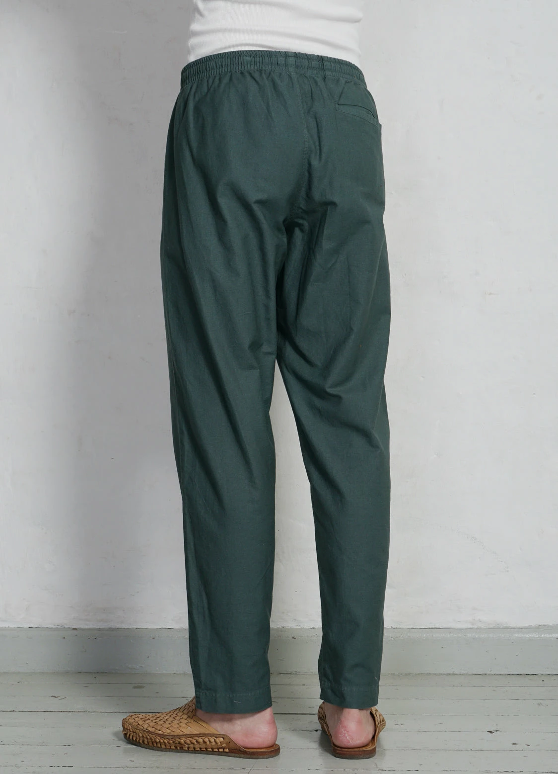 HANSEN GARMENTS JIM | Casual Drawstring Trousers | Petrol 6 HANSEN GARMENTS JIM | Casual Drawstring Trousers | Petrol - Image 4
