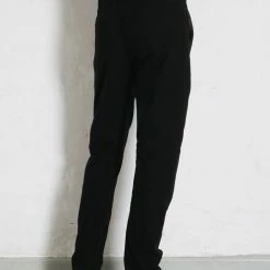 HANSEN GARMENTS SVENNING | Slim Fit Trousers | Black -HANSEN SHOP svenning slim fit trousers black hansen garments 170706