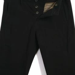 HANSEN GARMENTS SVENNING | Slim Fit Trousers | Black -HANSEN SHOP svenning slim fit trousers black hansen garments 543529