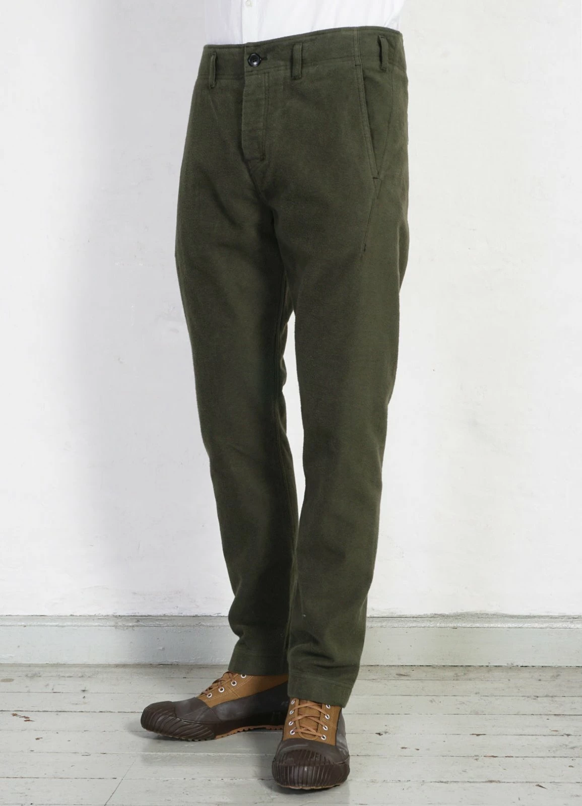 HANSEN GARMENTS SVENNING | Slim Fit Trousers | Dark Green 4 HANSEN GARMENTS SVENNING | Slim Fit Trousers | Dark Green - Image 2