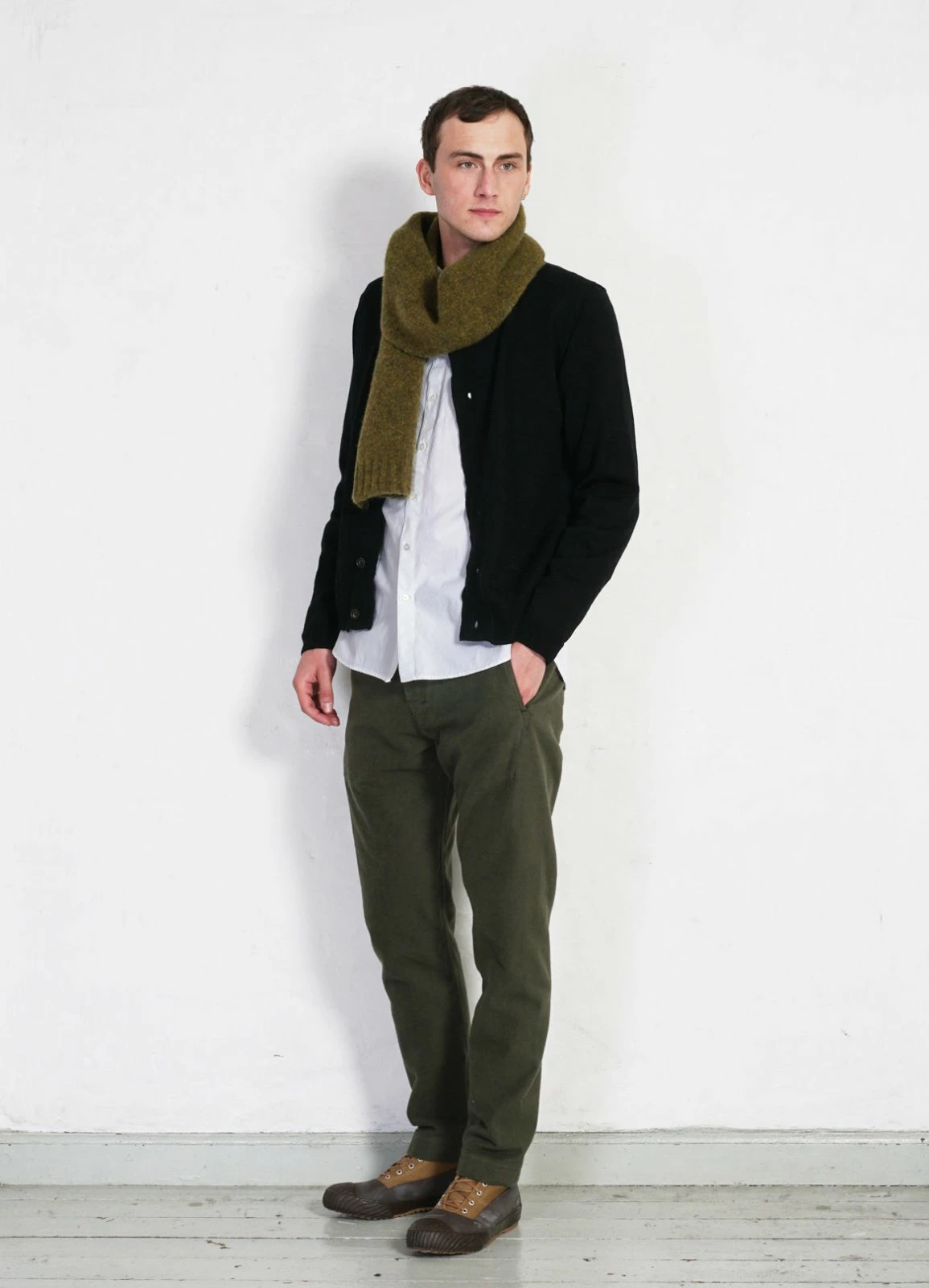 HANSEN GARMENTS SVENNING | Slim Fit Trousers | Dark Green 6 HANSEN GARMENTS SVENNING | Slim Fit Trousers | Dark Green - Image 4