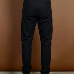 HANSEN GARMENTS SVENNING | Slim Fit Trousers | Nero -HANSEN SHOP svenning slim fit trousers nero hansen garments 334968