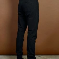 HANSEN GARMENTS SVENNING | Slim Fit Trousers | Nero -HANSEN SHOP svenning slim fit trousers nero hansen garments 395669