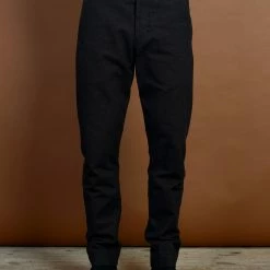 HANSEN GARMENTS SVENNING | Slim Fit Trousers | Nero -HANSEN SHOP svenning slim fit trousers nero hansen garments 762852
