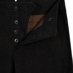 HANSEN GARMENTS SVENNING | Slim Fit Trousers | Nero -HANSEN SHOP svenning slim fit trousers nero hansen garments 812749
