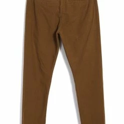 HANSEN GARMENTS SVENNING | Slim Fit Trousers | Turmeric -HANSEN SHOP svenning slim fit trousers turmeric hansen garments 371619